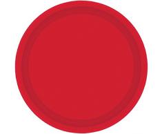 amscan International Assiettes 17,7 cm (Apple Rouge)