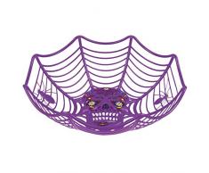 Boland 97065 Day of The Dead Bol décoratif Violet 25 cm