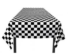 Boland BOL44755 Nappe rectangulaire en plastique Motif drapeau à damiers