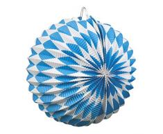 Boland 54215 – Set Lanternes Bavaria fête de la bière, Bleu/Blanc