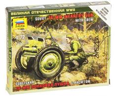 Zvezda - Z6145 - Maquette - Figurine - Canon Soviétique 76mm