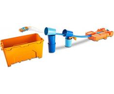 Hot Wheels Accessoires Boîte Cascades et Gobelets avec Propulseur, coffret de jeu pour petites voitures avec circuit et pistes, jouet pour enfant, GCF91
