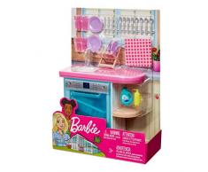 Mattel- FXG33 Meubles dintérieur pour Barbecue, Multicolore - Modèle assorti - 1 Unité