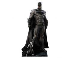 Star Cutouts SC1291 Figurine officielle Warner Brothers en carton Taille réelle Batman Ben Affleck Super-héros de fête et collectionneur 193 cm de haut avec mini découpe sur table gratuite Multicolore