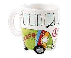 Close Up Z878710 Camper Bus Peace Tasse de camping-car Multicolore - Version Allemande