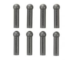 Tamiya 300054257 – TRF Boule Poêles renforcé, 5 mm, 8 Pièces, Gris