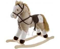 Heunec 725072 Grand Cheval à Bascule Classique avec Effets sonores