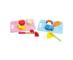 Small Foot Company (Smb5V) - 5865 - Jeu DImitation - Cuisine - Découpage Pêle-Mêle - Lot De 2