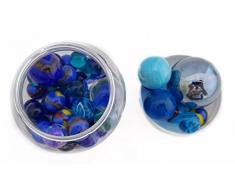 MaRécréation- Bocal Titan Priorité aux Grosses Billes, VP-D5JA-YYYY, Bleu