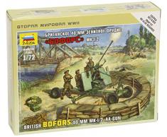 Zvezda - Z6170 - Maquette - Char dassaut - Canon Britannique Bofors 40