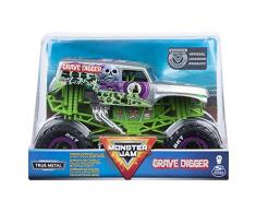 Monster Jam - 6054813 - Jouet enfant - Collector Die Cast Trucks - Véhicule échelle 1:24 - Grave Digger - Voiture Monster Truck