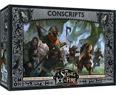CoolMiniOrNot CMNSIF308 Ice and Fire Une Chanson de Glace et de feu: Miniatures de Table Game-Nights Watch Conscripts Expansion de lunité Couleurs mélangées