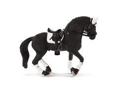 SCHLEICH Horse Club Figurine Etalon Frison concours équestre, 42457, Multicolore
