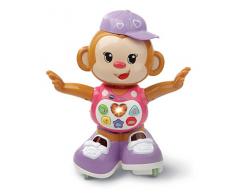 VTech - Titi Ouistiti - singe interactif - jouet singe - jouet bebe 12/36 mois - rose