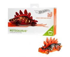 Hot Wheels id voiture Motosaurus avec puce NFC intégrée, identification unique, échelle 1/64, jouet pour enfant, 8 ans et plus, FXB09