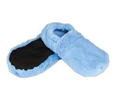 PELUCHO- Chaussons Bleu BOUILLOTTE, CHBL