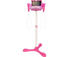 Bontempi- Console avec 2 Microphones, 40 3171, Rosa