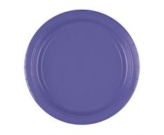 Amscan International 55015–106 Neuf Violet Assiettes en Papier 23 cm