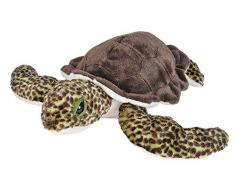 Wild Republic Peluche Vert Tortue de mer, Cuddlekins doudouier, Cadeaux pour Enfants, 30 cm, 21653, Multicolore