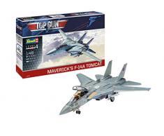 Revell-F-14 A Tomcat Top Gun Maquette, 3865, Non laqué