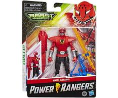 Power Rangers Beast Morphers - Figurine Ranger rouge Beast-X - 15 cm