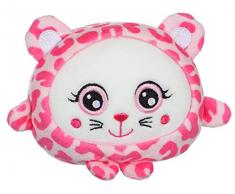 Gipsy- Peluche squishimals 10 cm guépard Rose Pinky, 071013