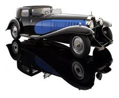 Bauer - 1990TZ68 - Véhicule Miniature - Bugatti Royale Roadster Esders - Echelle 1/18