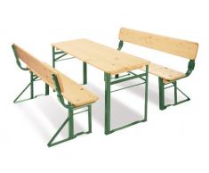 Pinolino - 201395 - Ameublement et Décoration - Set de Table et de Chaises pour les Fêtes - Sepp avec Dossier