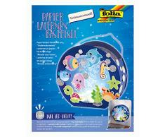 Folia 68105 Kit de Bricolage pour lanternes avec lanternes et LED Multicolore