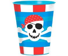 amscan Tasse de fête Pirate Treasure Accessoire de fête