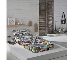 Munich- Icons Colours Housse de Couette Blanc (Euromoda 191885)