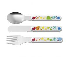 HABA- Couverts Couleurs de l’Arc-en-Ciel, 304465