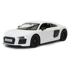 Jamara - Audi R8 Blanche Echelle 1:14 - Maquette Voiture Télécommandée