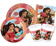 Ciao y4330 – Kit fête de Table Elena de Avalor, Rouge