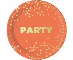 Procos 23451 Assiette 23 cm Multicolore