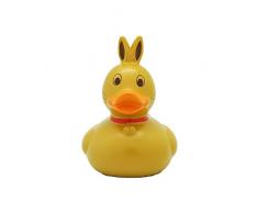 LiLaLu 8x8cm/50g Collector and Baby Bunny Jouet de Bain Canard Caoutchouc (Or)