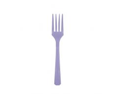 Amscan International 552290-106 Lot de 10 fourchettes en plastique Violet
