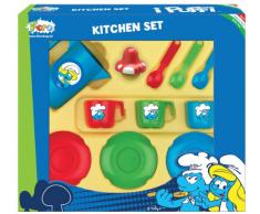 FARO - 7782 - Jeu DImitation - Cuisine - Coffret Service De The en Plastique Les Schtroumpfs 39 X 7,3 X 35 Cm