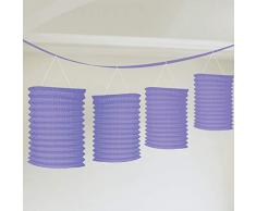 Violet Lanterne en Papier de Garland Décoration (Pack de 8 lumières)