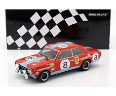 Minichamps- Voiture Miniature de Collection, 155724608, Rouge/Bleu