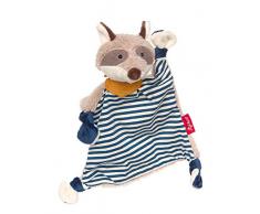 sigikid- Doudou Plat Raton Laveur Bleu, 39195