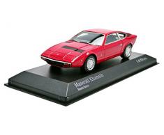 Minichamps- Miniature Voiture de Collection, 437123224, Rouge
