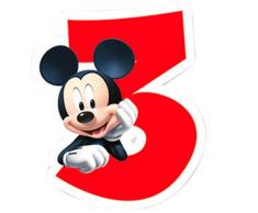 BIGIEMME S.R.L., bougie 3 TOPOLINO LUDIQUE
