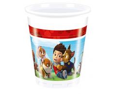 Generique Paw Patrol Lot de 8 gobelets en Plastique Multicolore 20 cl