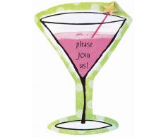 amscan Jumbo 8-Invite Verre à Cocktail Cheers