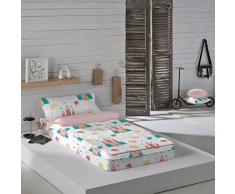 Iceberg Euromoda 187595 Housse de Couette Saumon Turquoise