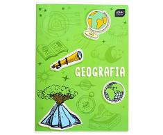 Interdruk ZE60GEO# Cahier A5 60 # UV Géographie, Multicolore - Version Anglaise