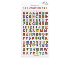 Papier projets 4,3 cm coloré Lettres Autocollant