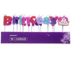 Amscan 9900054 Princesse Bougies
