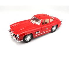 Bburago - 18-12047 - Véhicule Miniature - Modèle À Léchelle - Mercedes 300 Sl Coupé - 1954 - Echelle 1/18 - Coloris aléatoire